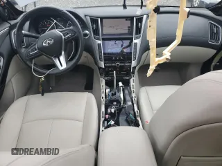2020 Infiniti Q50 Luxe with VIN JN1EV7AP8LM208073, listed as a Copart auction lot 60069265 with 21,787 mi miles and Salvage title. Bid and sale history available at DreamBid. Image 8.