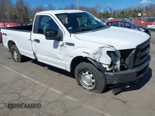 2017 Ford F-150 XL with VIN 1FTMF1E86HKC01695, listed as a IAAI auction lot 41886642 with 125,448 mi miles and . Bid and sale history available at DreamBid. Image 1.
