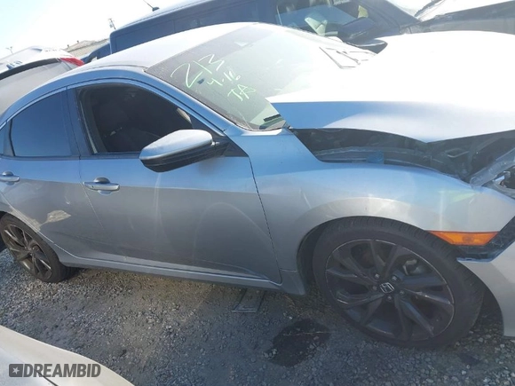 2019 Honda Civic Sedan Sport with VIN 19XFC2F84KE200822, listed as a IAAI auction lot 41753976 with 77,090 mi miles. Bid and sale history available at carsss.com. Image 13.
