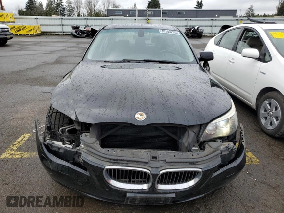 2008 BMW 5 Series 535i with VIN WBANW13528CN55573, listed as a Copart auction lot 48199295 with 82,883 mi miles and Clean Title. Bid and sale history available at carsss.com. Image 5.