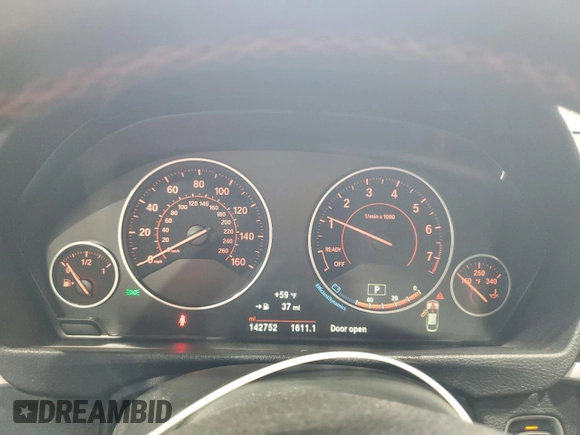 2017 BMW 4 Series 430i xDrive with VIN WBA4F9C39HG813301, listed as a Copart auction lot 55651145 with 142,752 mi miles and Salvage title. Bid and sale history available at DreamBid. Image 9.