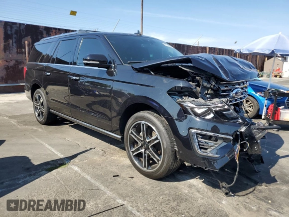 2021 Ford Expedition Max Limited with VIN 1FMJK2AT5MEA63053, listed as a Copart auction lot 60145835 with 39,783 mi miles and Salvage title. Bid and sale history available at DreamBid. Image 4.
