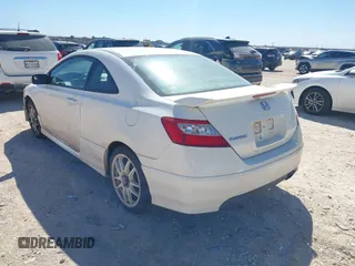 2008 Honda Civic Cpe Si with VIN 2HGFG21538H702379, listed as a IAAI auction lot 41647511 with 137,917 mi miles. Bid and sale history available at carsss.com. Image 3.