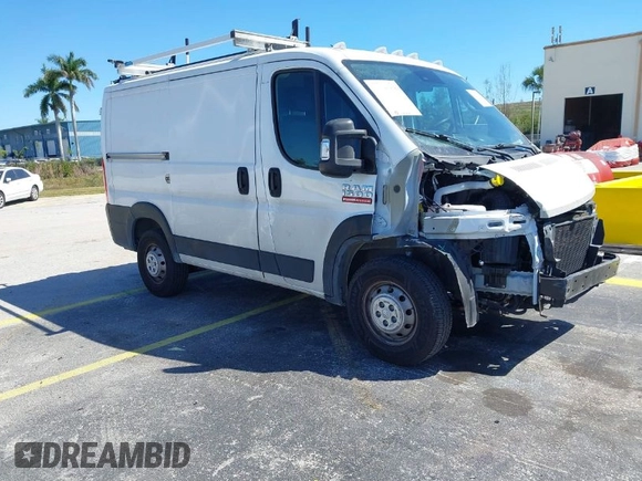 2022 Ram ProMaster Cargo with VIN 3C6LRVNG4NE132710, listed as a IAAI auction lot 41797653 with 61,848 mi miles and . Bid and sale history available at DreamBid. Image 1.