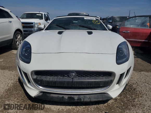 2014 Jaguar F-Type V6 with VIN SAJWA6E77E8K09195, listed as a Copart auction lot 75718204 with Not Provided miles and Non Repairable. Bid and sale history available at DreamBid. Image 5.