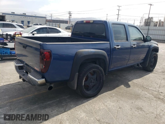 2005 GMC Canyon 1SE SLE Z71 with VIN 1GTDS136458179802, listed as a Copart auction lot 72376614 with 199,867 mi miles and Salvage Title. Bid and sale history available at carsss.com. Image 3.