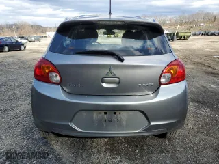 2015 Mitsubishi Mirage DE with VIN ML32A3HJ0FH034411, listed as a Copart auction lot 52042155 with 103,119 mi miles and Salvage Title. Bid and sale history available at carsss.com. Image 6.