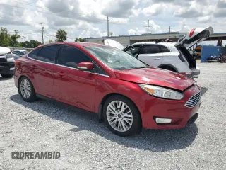 2016 Ford Focus Titanium with VIN 1FADP3J29GL274147, listed as a Copart auction lot 61377575 with 88,181 mi miles and Salvage title. Bid and sale history available at DreamBid. Image 4.