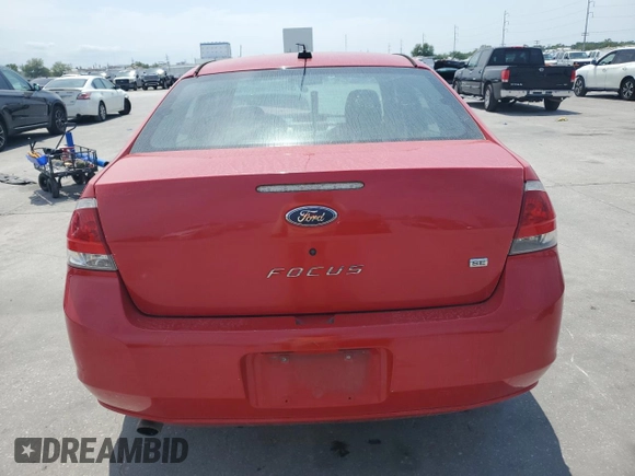 2008 Ford Focus SE with VIN 1FAHP35N18W244498, listed as a Copart auction lot 52906795 with 192,234 mi miles and Salvage Title. Bid and sale history available at DreamBid. Image 6.