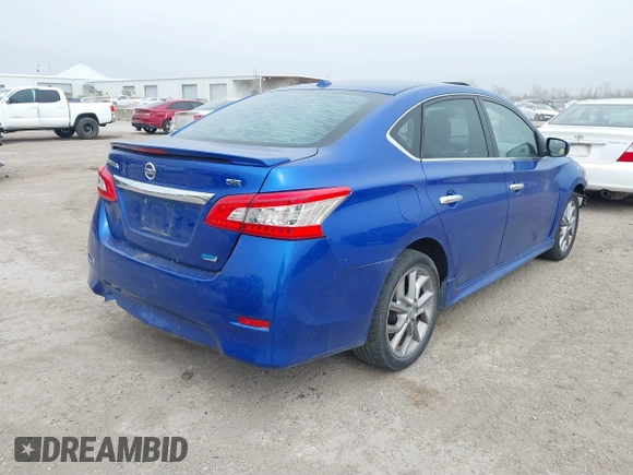 2014 Nissan Sentra SR with VIN 3N1AB7APXEY308232, listed as a IAAI auction lot 41528274 with 120,314 mi miles and . Bid and sale history available at DreamBid. Image 4.