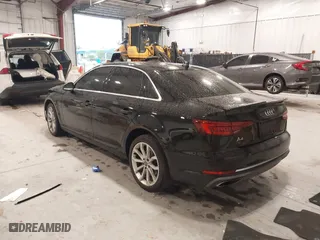 2019 Audi A4 Premium with VIN WAUGMAF41KN004998, listed as a IAAI auction lot 41396015 with 31,438 mi miles. Bid and sale history available at carsss.com. Image 3.