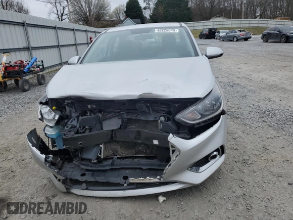 2020 Hyundai Accent SE with VIN 3KPC24A67LE107155, listed as a Copart auction lot 48229045 with 42,845 mi miles and Salvage Title. Bid and sale history available at carsss.com. Image 5.