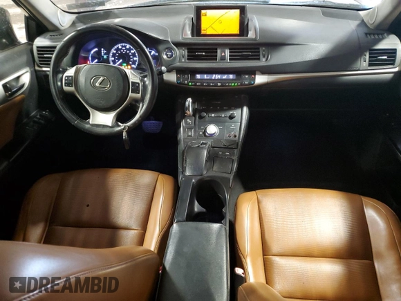 2011 Lexus CT 200h with VIN JTHKD5BH4B2043534, listed as a Copart auction lot 52693605 with 218,142 mi miles and Salvage Title. Bid and sale history available at DreamBid. Image 8.