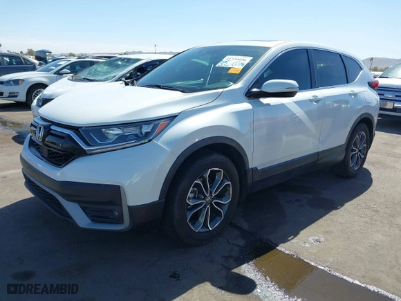 2020 Honda CR-V EX-L with VIN 7FARW1H81LE011217, listed as a IAAI auction lot 41734096 with 62,391 mi miles. Bid and sale history available at carsss.com. Image 2.
