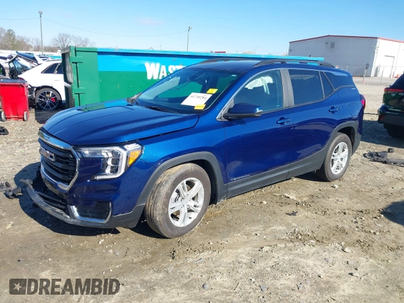 2023 GMC Terrain SLE with VIN 3GKALMEG0PL176959, listed as a IAAI auction lot 41730284 with 12,433 mi miles. Bid and sale history available at carsss.com. Image 17.