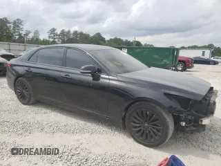 2017 Genesis G90 Premium z VIN KMHG34JA4HU028002, wystawiony jako Copart lot #54210265 z przebiegiem 161 194 mil mil oraz Szkody całkowita. Historia ofert i sprzedaży dostępna na DreamBid. Obrazek 4.
