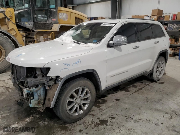 2014 Jeep Grand Cherokee Limited with VIN 1C4RJFBT8EC261963, listed as a Copart auction lot 44440255 with 196,090 mi miles and Salvage Title. Bid and sale history available at carsss.com. Image 1.