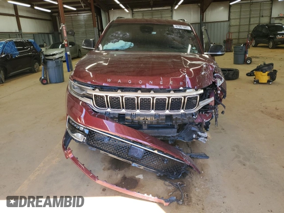 2024 Jeep Wagoneer Series II with VIN 1C4SJVBP5RS125624, listed as a Copart auction lot 47081885 with 25,080 mi miles and Salvage title. Bid and sale history available at DreamBid. Image 5.