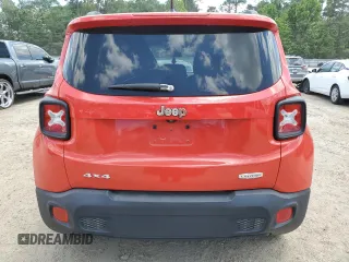 2017 Jeep Renegade Latitude with VIN ZACCJBBB9HPF93903, listed as a Copart auction lot 56180255 with 89,090 mi miles and Salvage title. Bid and sale history available at DreamBid. Image 6.