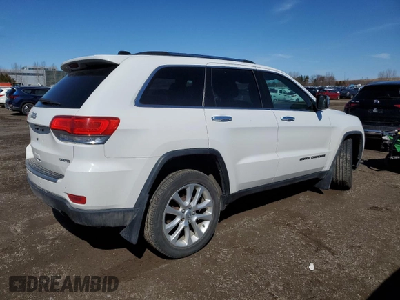 2017 Jeep Grand Cherokee Limited with VIN 1C4RJFBG7HC791235, listed as a Copart auction lot 48737665 with 132,638 mi miles and Clean Title. Bid and sale history available at carsss.com. Image 3.