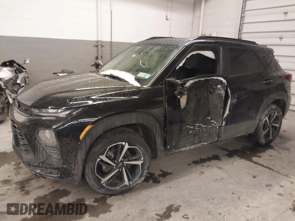 2022 Chevrolet TrailBlazer RS with VIN KL79MUSL1NB140240, listed as a IAAI auction lot 41356694 with 27,760 mi miles. Bid and sale history available at carsss.com. Image 17.