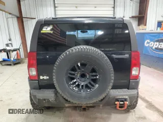 2006 Hummer H3 with VIN 5GTDN136468237702, listed as a Copart auction lot 80687264 with 284,169 mi miles and Salvage Title. Bid and sale history available at carsss.com. Image 6.