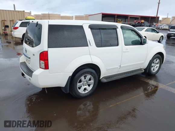 2008 Nissan Pathfinder LE with VIN 5N1AR18U58C603281, listed as a IAAI auction lot 42069265 with 111,813 mi miles and . Bid and sale history available at DreamBid. Image 4.