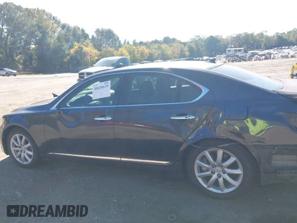 2009 Lexus LS 460 with VIN JTHCL46FX95002294, listed as a IAAI auction lot 40638639 with 227,657 mi miles and . Bid and sale history available at DreamBid. Image 14.