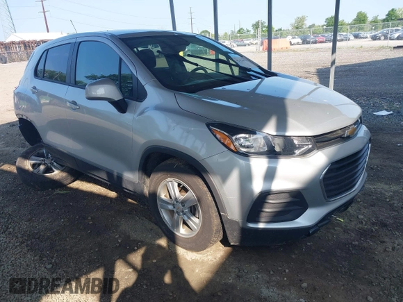 2020 Chevrolet Trax LS with VIN KL7CJKSB1LB024737, listed as a IAAI auction lot 42420879 with 41,480 mi miles and . Bid and sale history available at DreamBid. Image 1.