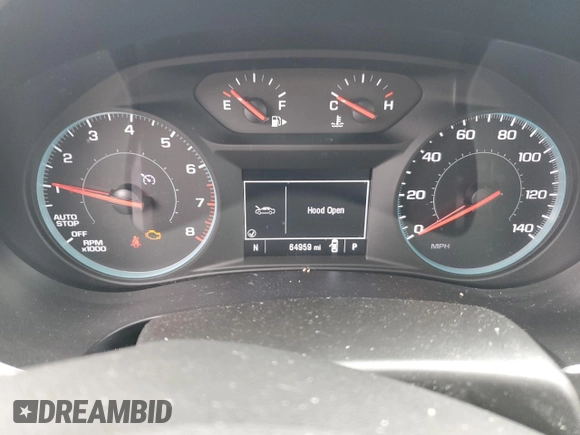2022 Chevrolet Malibu LT with VIN 1G1ZD5ST8NF133893, listed as a Copart auction lot 51086055 with 64,959 mi miles and Salvage Title. Bid and sale history available at DreamBid. Image 9.