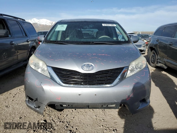 2012 Toyota Sienna LE AAS with VIN 5TDKK3DC4CS266017, listed as a Copart auction lot 51837105 with 88,447 mi miles and Salvage Title. Bid and sale history available at carsss.com. Image 5.