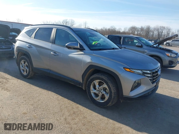 2023 Hyundai Tucson SEL z VIN KM8JBCAE2PU248128, wystawiony jako IAAI lot #41771316 z przebiegiem 52 224 mil mil oraz . Historia ofert i sprzedaży dostępna na DreamBid. Obrazek 1.