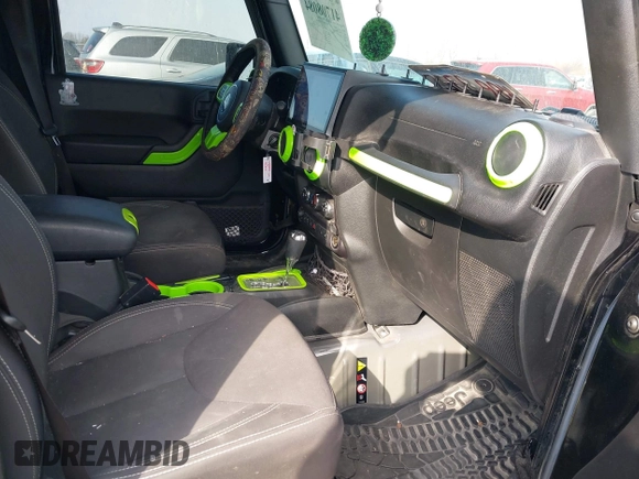 2017 Jeep Wrangler Unlimited Sahara with VIN 1C4BJWEG5HL520140, listed as a IAAI auction lot 41708084 with 74,906 mi miles. Bid and sale history available at carsss.com. Image 5.