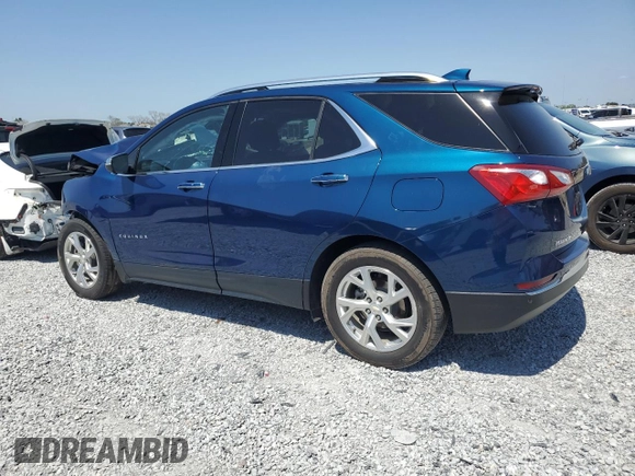 2021 Chevrolet Equinox Premier with VIN 2GNAXNEV4M6131387, listed as a Copart auction lot 56708535 with 37,951 mi miles and Non repairable. Bid and sale history available at DreamBid. Image 2.