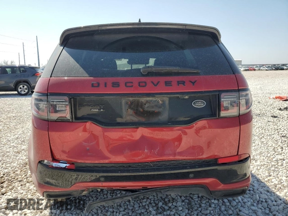2020 Land Rover Discovery Sport S R-Dynamic with VIN SALCT2FX3LH847128, listed as a Copart auction lot 49156715 with 44,770 mi miles and Salvage Title. Bid and sale history available at carsss.com. Image 6.
