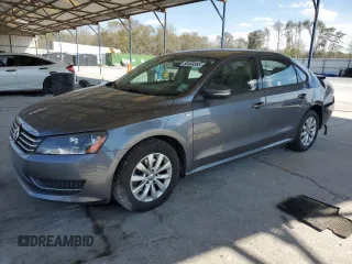 2015 Volkswagen Passat Wolfsburg Edition with VIN 1VWAS7A3XFC011320, listed as a Copart auction lot 50469355 with 163,809 mi miles and Salvage title. Bid and sale history available at DreamBid. Image 1.