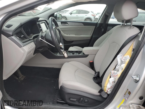 2019 Hyundai Sonata SEL with VIN 5NPE34AF0KH809401, listed as a Copart auction lot 50633645 with 29,970 mi miles and Salvage Title. Bid and sale history available at DreamBid. Image 7.