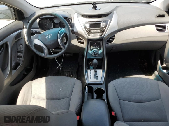 2013 Hyundai Elantra GLS z VIN 5NPDH4AE3DH313046, wystawiony jako Copart lot #55253705 z przebiegiem Nie podano mil oraz Szkoda całkowita • Salvage title. Historia ofert i sprzedaży dostępna na DreamBid. Obrazek 8.
