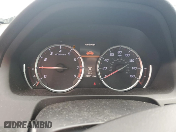 2019 Acura TLX w/A-Spec Pkg with VIN 19UUB3F68KA006619, listed as a Copart auction lot 59289515 with 120,539 mi miles and Salvage title. Bid and sale history available at DreamBid. Image 9.