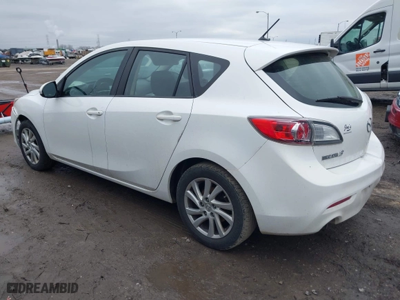 2012 Mazda Mazda3 i Touring with VIN JM1BL1L71C1624225, listed as a IAAI auction lot 41423890 with 199,251 mi miles. Bid and sale history available at carsss.com. Image 3.