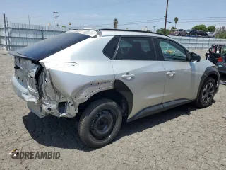 2024 Toyota bZ4X XLE with VIN JTMAAAAA1RA044367, listed as a Copart auction lot 59583075 with 10,890 mi miles and Salvage title. Bid and sale history available at DreamBid. Image 3.