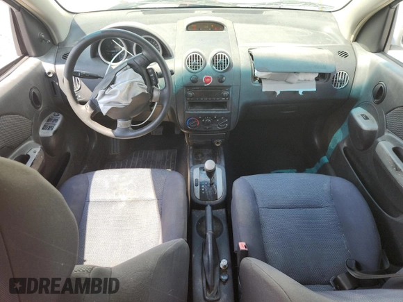 2006 Chevrolet Aveo LT with VIN KL1TG66696B619367, listed as a Copart auction lot 62567655 with 174,548 mi miles and Salvage title. Bid and sale history available at DreamBid. Image 8.