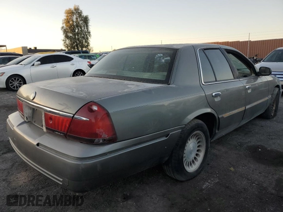 2001 Mercury Grand Marquis LS with VIN 2MEFM75W91X629780, listed as a Copart auction lot 82854204 with Not Provided miles and Clean Title. Bid and sale history available at DreamBid. Image 3.