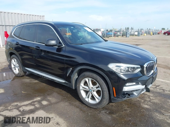 2019 BMW X3 xDrive30i with VIN 5UXTR9C52KLR11316, listed as a IAAI auction lot 42002750 with 58,127 mi miles and . Bid and sale history available at DreamBid. Image 1.