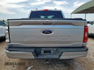 2023 Ford F-150 XL with VIN 1FTEW1C57PFC27842, listed as a Copart auction lot 59906015 with 43,495 mi miles and Salvage title. Bid and sale history available at DreamBid. Image 6.
