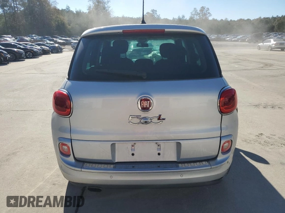 2014 FIAT 500L Easy with VIN ZFBCFABH8EZ000709, listed as a Copart auction lot 82097694 with 72,984 mi miles and Salvage title. Bid and sale history available at DreamBid. Image 6.