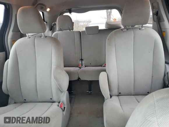 2012 Toyota Sienna with VIN 5TDZK3DC1CS213175, listed as a Copart auction lot 55475615 with 216,082 mi miles and Salvage title. Bid and sale history available at DreamBid. Image 10.