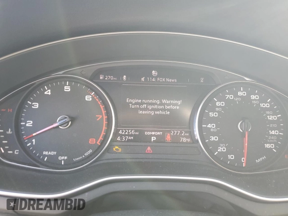 2019 Audi A4 Premium z VIN WAUDNAF4XKN020004, wystawiony jako Copart lot #53368965 z przebiegiem 42 256 mil mil oraz Szkoda całkowita • Salvage title. Historia ofert i sprzedaży dostępna na DreamBid. Obrazek 9.