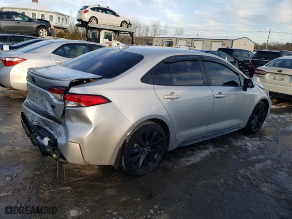 2024 Toyota Corolla SE with VIN 5YFS4MCE3RP210204, listed as a Copart auction lot 45860605 with 15,265 mi miles and Salvage Title. Bid and sale history available at carsss.com. Image 3.