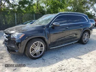 2021 Mercedes-Benz GLS 450 with VIN 4JGFF5KE8MA559029, listed as a Copart auction lot 66398614 with 20,232 mi miles and Salvage Title. Bid and sale history available at DreamBid. Image 1.